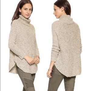 Free People Dylan Tweedy Turtleneck Pullover